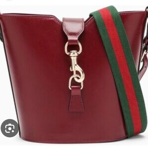 Gucci Rosso Ancora Mini Bucket Bag